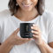 Ember Smart Mug Personalized With Name - Temperature Control Heated, App-Controlled Rechargeable Coffee Warmer With LED Display, Black - Add Your Own Text/Name (178 ml)