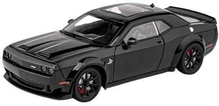 YRXIAO Modellbausatz Auto 1:24 für Dodge Challenger SRT Hellcat Redeye Muscle Legierung Diecast Auto Modell Desktop DIY Sammlung Ornament Möbel Für Wohndekorationen