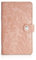 lizimandu Visitenkartenetui, Visitenkarten-Bücheretui, PU-Leder, Organisationsbinder, Namensausweis, Kartenhalter für Männer und Frauen, bis zu 96 Karten Kapazität, 1 geschnitztes Pink, 1 Pack