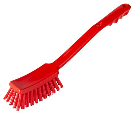 1 Stück Haug Bürsten Haug Bürsten, Stielbürste, langer Griff, Packung, rot, L: 40cm, B: 4,8cm, H: 7cm