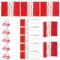 HJZHII 15 Pcs Acrylic Piano Hinges, Self Adhesive Clear Hinge Acrylic Small Hinges for Glass Crafts Aquarium Lid Plastic Mini Hinge Tools Plastic Hasp Lock Buckle for Cabinet Drawer DIY Display Stand