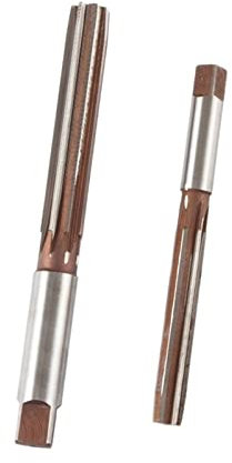 Reibahlen Schaft Fräsen Schneidwerkzeug, 5 Stück/1 Satz Handreibahle mit geradem Schaft, 4 mm, 5 mm, 6 mm, 8 mm, 10 mm, H7, 6 Nuten for Schneiden von Metallwerkzeugen(H8)