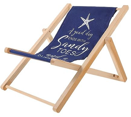 FUTUREORYY Große Strandkorb Ornamente Strandgarten Strandkorb Kinderstuhl Modell Kleine Tragbare Strandstühle An Der Küste Leichte Sitzgelegenheit Für Familien Und