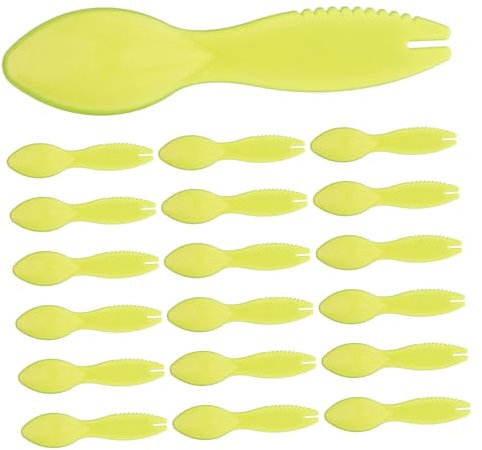 GLEAVI 20 Pezzi Cucchiai da Frutta Multifunzionali per Kiwi Pesche e Utensili Pratici e Resistenti