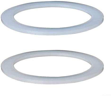 Espressokanne, Silikondichtung für Ringe, 2 Komponenten für die Kaffeezubereitung, 9 Tassen Innendurchmesser 6,8 cm, Außendurchmesser 8,6 cm