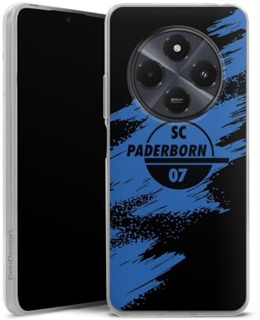 DeinDesign Silikon Hülle kompatibel mit Xiaomi Redmi 14C Case transparent Handyhülle SC Paderborn 07 Fanartikel Bundesliga