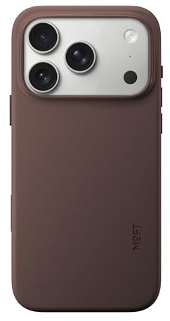 MOFT für iPhone 17 Pro Hülle, MOVAS Vegane Ledertasche Magnetische Hülle, Weicher Anschlag, Farberhaltung, Fleckenresistent, Leicht zu Reinigen, Beige