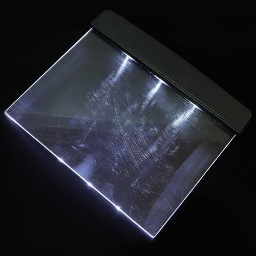Toyvian Panelförmige Leselampe für Bücher mit LED, Weihnachten Feier | 3 Aaa Batterien, für Nachtlesen und Bibliothek, Kunststoffgehäuse, Blendung und Augenbelastung