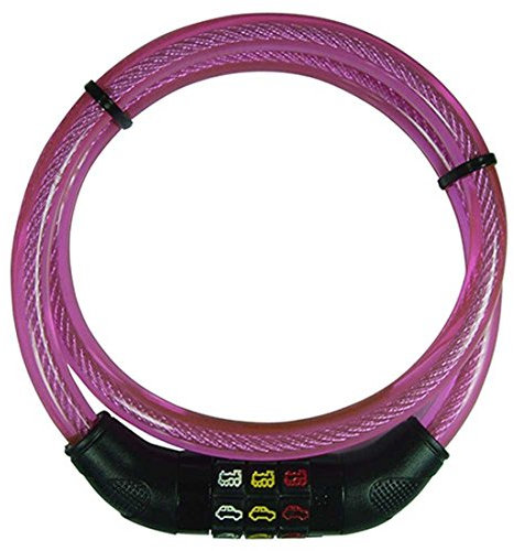 CBK-MS. Kinder Symbol Fahrradschloss pink - Symbole anstelle der Zahlen