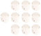 EG STARTS 10x Arcade 30mm Push Buttons Perfekte Ersatz für Sanwa OBSF-30 OBSC-30 OBSN-30 Push Button Arcade Arcade Kampf Spiel DIY Kits Teile Mame Jamma Spiele - Weiß