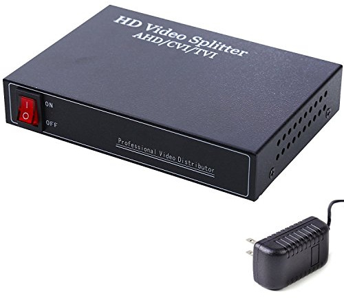 UHPPOTE BNC HD Video Splitter 1 Im Häfen Aus Verteiler Verstärker AHD/CVI/TVI Verteiler
