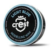 Crest Aqua Haarwax LIGHT BLUE - Light Blue - starker Halt - frischer Duft mit Noten von sizilianischen Zitrusfrüchten und Meeresnoten - 100 ml - Made in Italien