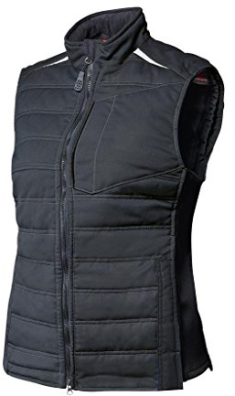 BP 1994-570-56-M Thermo-Weste für Frauen, Schlanke Silhouette, gepolstert mit gestepptem Thermofutter, 250,00 g/m² Stoffmischung mit Stretch, anthrazit, M