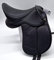 Pony Shetty Ledersattel Monoblatt weich 14 o 15 Zoll Schwarz Leder + 5 Kopfeisen = verstellbar u veränderbar. Tysons Ponysattel (15 Zoll)