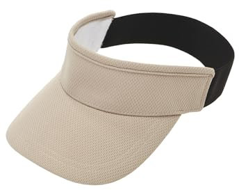 mh michael heinen Damen Visor, Sonnenhut, Sonnenschutz, elastisch sportlich, modern sand OS