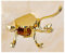 Antique Solid Brass Three Foldable Arms Coat Hook, Three Swivel Towel/Clothes/Hats/Keys Hanger Hooks for Bathroom Toilet Kitchen Living Room, Wall Mount,Gold