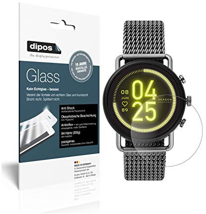 dipos I 2X Displayschutz matt kompatibel mit Skagen Falster 3 Schutzfolie 9H Anti-Shock