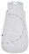 Snuz Baby Sleeping Bag with Nappy Zip - For Easy Nappy Changes, Super Soft Cotton Sleeping Bags with Perfect Fit Poppers, Meets British Safety Standard, White Spot, 2.5 Tog 0-6M