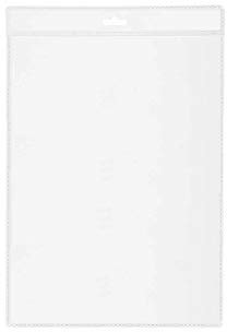 Preishalter Sichthüllen Aufhängehüllen zum Aufhängen DIN A7 mit Lochung transparent (74 x 105 mm)