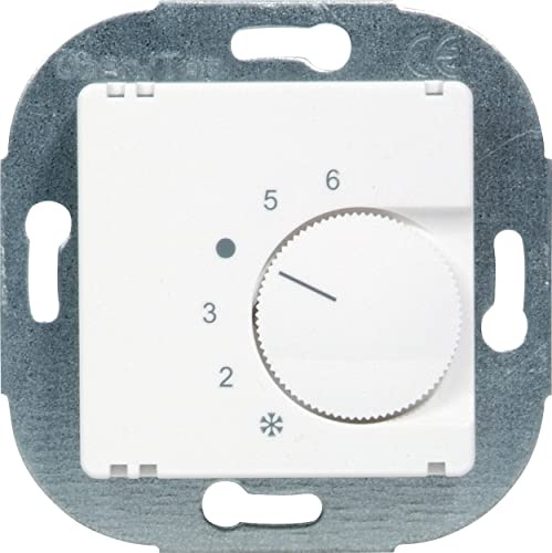 OPUS® 55 Raumtemperaturregler, Öffner, mit Steuereingang Nachtabsenkung Farbe alu - silber - seidenglanz