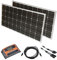 Solar Set 12 V Solaranlage Kit PV Inselanlage Wohnmobil Solarmodul Laderegler, Wattzahl:200W