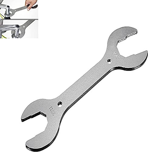 4-In-1 Fahrradlenker Schlüssel, Fahrrad Pedalschlüssel, Werkzeug Steuersatzschlüssel, Fahrradlenker Schraubenschlüssel, Reparatur Entfernung Stool für Radfahren Radfahren Mountainbike