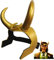 LePyCos Loki Helm mit Hörnern Loki Serie Krone Maske Cosplay Halloween Party Kostüm Karneval Maskerade Requisiten (PVC)