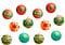 ORIGAMA ® - Set Palline di Natale - Decorazioni di Design per Albero di Natale - Kit x12pz - Altissima Qualità per Addobbi Decorativi di Natale - Dimensioni 8x10cm (Classic)