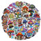 cobee Pilz-Aufkleber, 100 Stück, niedlicher Pilz-Graffiti, wasserdicht, Cartoon-Aufkleber, Laptop-Wasserflaschen, Aufkleber, Cartoon-Aufkleber für Computer, Telefon, Gitarre, Skateboard, mehrfarbig, 5