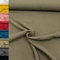 MAGAM-Stoffe Greta Musselin Stoff Double Gauze uni Oeko-Tex Meterware 50cm (19. Taupe dunkel)