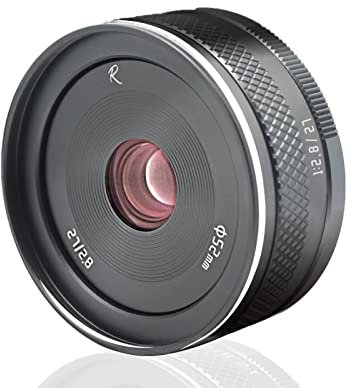 AstrHori 27mm F2.8 II APS-C Objectif de caméra manuel avec grand diaphragme, compatible avec Fuji Fujifilm X-Mount sans miroir Gris