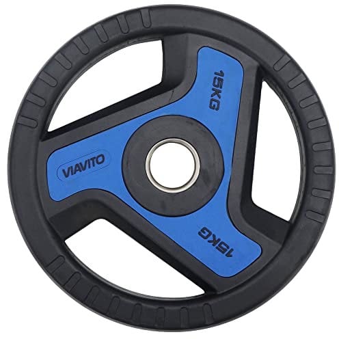 VIAVITO Rubber Bumper Olympic Weight Plates
