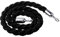 Baoblaze Cord Personen Absperrseil Personenleitsystem Absperr 1,5m -Seil, Schwarz
