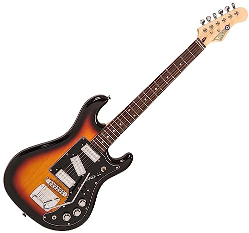 RAPIER 33 E-Gitarre, 3 Töne, Sunburst