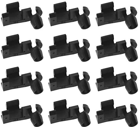 eMagTech 30PCS Car Left Door Lock Rod Clips Fastener Retainer Clip 6521952a 98153251 16607593 Automotive Replacement Parts Plastic Black