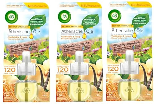 Air Wick Duftölflakon Nachfüller Vanilleblüte & Honig 3er Pack (3 x 19ml)