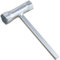 AERZETIX - C73115 - Clé à douille pour bougie d'allumage 19x21 mm de tronçonneuse en forme ''T'' - outil d'extraction de bougie avec manche carré 9.5x9.5 mm - en acier