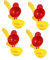 VICASKY 4 pezzi con spazzaneve giochi per bambini, giocattolo per bambini, palla di neve