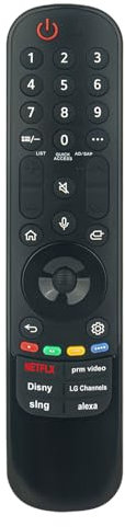VINABTY MR23GA AKB76043102 Replace Voice Remote Control Fit for LG 2023 TVS QNED OLED OLED48C3PUA OLED55A3AUA OLED48C3AUA OLED48C3AUB OLED55A3PUA OLED48A3PUA