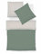 liebling Halbleinen Bettwäsche 155 x 220 + 1 x 80 x 80 cm, Farbe Salbei-leinen, Bettbezug aus 50% Leinen & 50% Baumwolle, kühlend & atmungsaktiv, waschbar 60 Grad, Ökotex 100