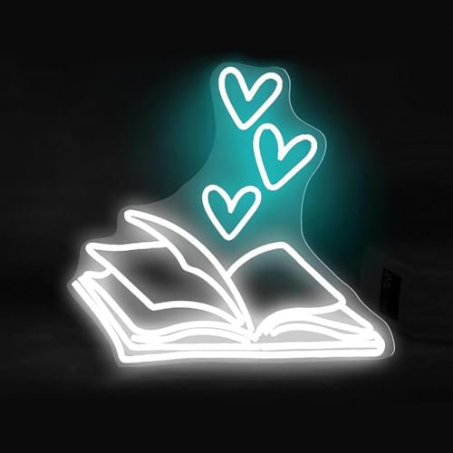 Cool Kids Read Books Panneau néon en forme de lettre LED fait à la main Panneau lumineux 3D Up USB Décoration murale pour Bo
