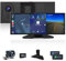 10.26 Zoll Tragbares Car Stereo kompatibel mit A-pple Carplay & Android Auto, Autoradio mit 4K Dashcam, AHD 1080P-Rückkamera, Carplay Auto mit Siri/G00gle, Mirror Link, AUX/FM/BT, 64G TF-Karte