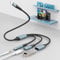 Opluz 3-in-1 USB C to 3.5mm Headphone and Charger Adapter, USBC to OTG Adapter with USB+USB-C Charging+3.5mm Headphone Port, Type C Splitter for iPhone 16/15/Samsung/USB Flash Drive/Keyboard/Mouse