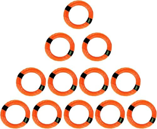 Eyoloty 2,4mm x 56M Universal Trimmerschnur Rasentrimmer Für Freischneider | Nylon Ersatzfaden für elektrische Rasentrimmer Gatren Rasenmäher Motorsense Zubehör Trimmerschnur Nylon Gatren Rasenmäher