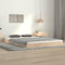 Natulvd Niedriges Plattform-Bettgestell, kleines Doppelboden-Bettgestell mit stabiler Lattenstütze, japanischer Stil, kein Boxspringbett erforderlich (Braun, 120 x 200 cm)