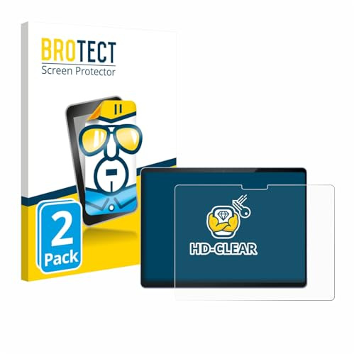 BROTECT Schutzfolie für Microsoft Surface Pro 13 2025 | 2 Stück Transparenter Displayschutz Made in Germany Klare Displayschutz-Folie Clear Einfache Montage Case-Friendly