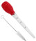 UKCOCO per Silicone con Pulizia Strumento Versatile per Marinare e Imbasare Carni e Pollame Durante e Grigliata