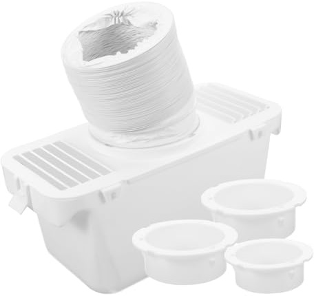 UTHCLO Dryer Vent Connector Kit for Indoor Tumble Dryer Sealing Hose Vent Plate Set Condenser Dust Collector Lint Trap Accessory Kit