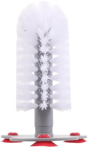 GALPADA Schildkrötenbürste Mit Saugnapf Panzerreinigungsbürste Mit Weichen Borsten Saugbürste Für Aquarien Glasbefestigung Zur Pflege Von Schildkröten Und Reinigung Von Bechern