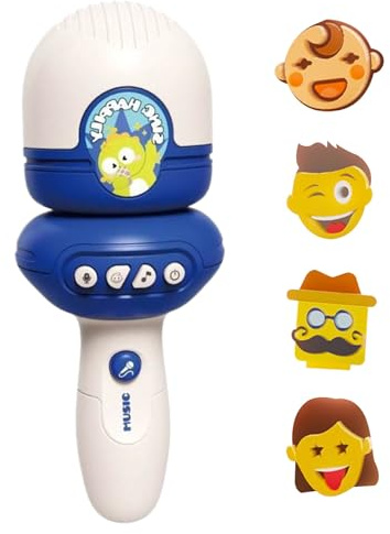 Quorvex Microphone for Kids,Voice Changer Microphone for Kids | Voice Changing Singing Device with Recording Function for 3+ Years Old Children Girls Boys Toddler Son Daughter